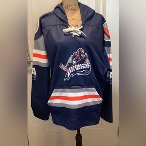 Northland Hockey Group Voyageurs AAA Hockey Vintage Hoodie Jersey  Size XL EUC